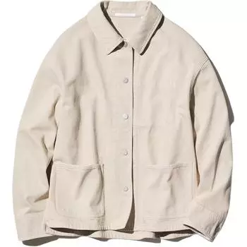 UNIQLO Джинсовая куртка женская бежевого цвета