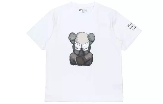 Uniqlo Футболка унисекс, белый