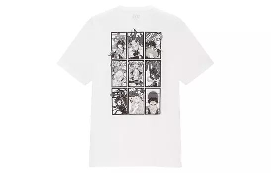 UNIQLO Футболка унисекс, Белый