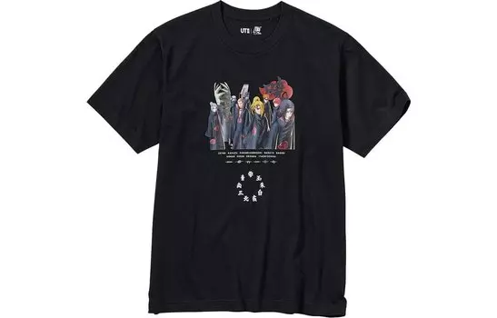 UNIQLO Футболка унисекс, Черный