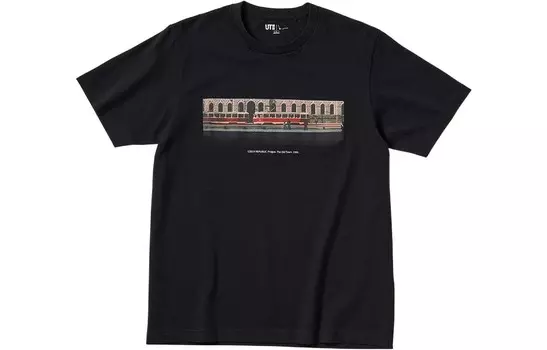 UNIQLO Футболка унисекс, Черный