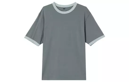 UNIQLO Футболка унисекс, цвет 08 Dark gray