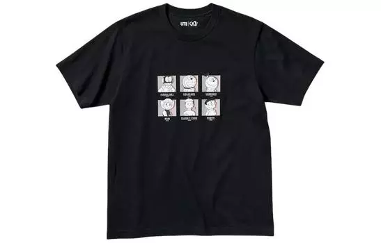 UNIQLO Футболка унисекс, цвет 09 Black