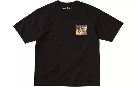UNIQLO Футболка унисекс, цвет 09 Black