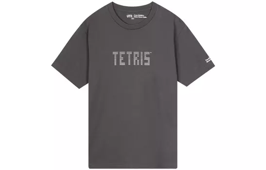 UNIQLO Футболка унисекс, цвет Asphalt Gray