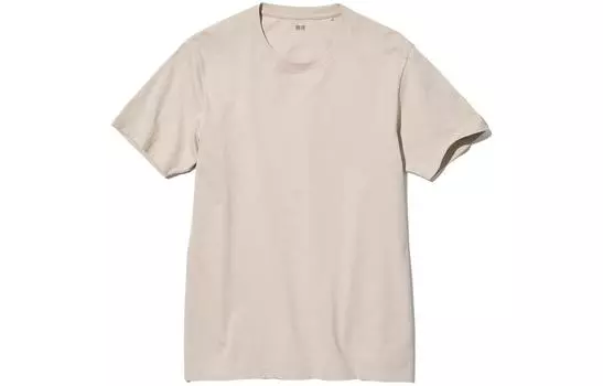 UNIQLO Футболка унисекс, цвет Beige