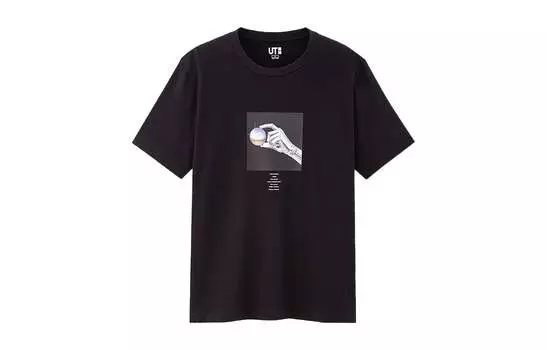 UNIQLO Футболка унисекс, цвет Black