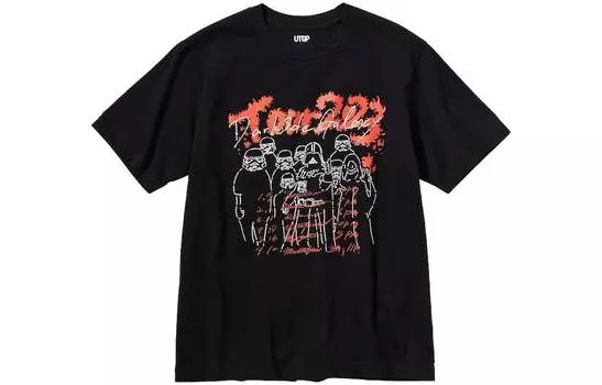 UNIQLO Футболка унисекс, цвет Black