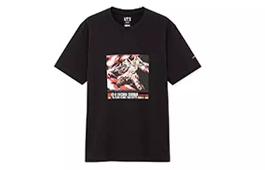 UNIQLO Футболка унисекс, цвет Black