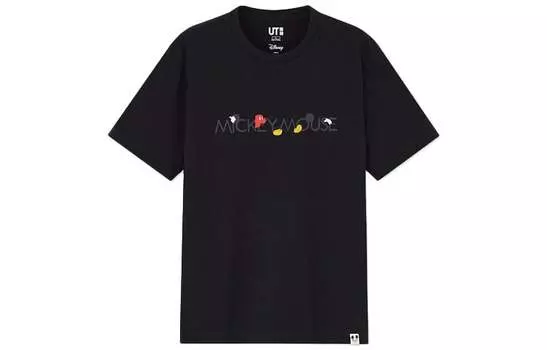 UNIQLO Футболка унисекс, цвет Black