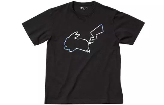 UNIQLO Футболка унисекс, цвет Black