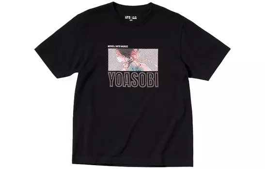 UNIQLO Футболка унисекс, цвет Black