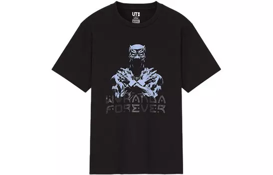 UNIQLO Футболка унисекс, цвет Black