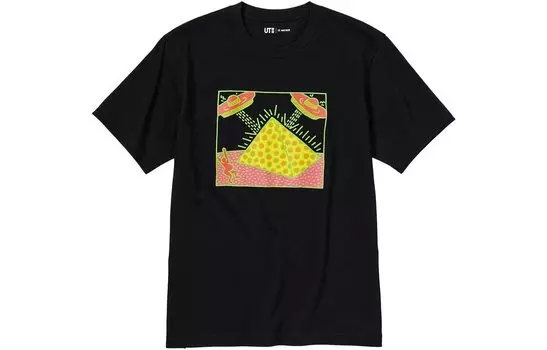 UNIQLO Футболка унисекс, цвет Black