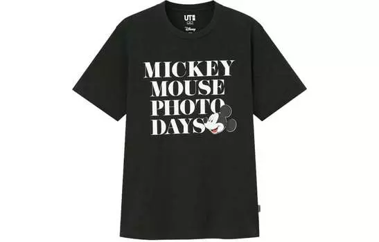UNIQLO Футболка унисекс, цвет Black