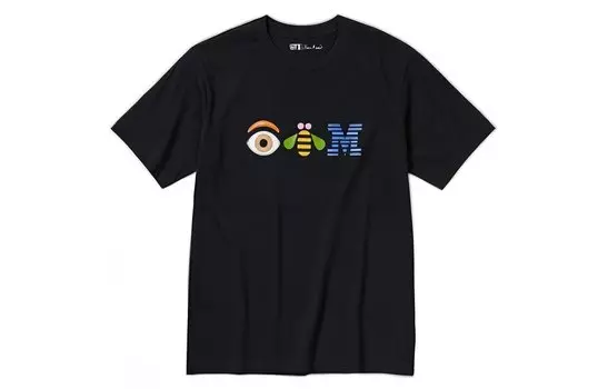 UNIQLO Футболка унисекс, цвет Black