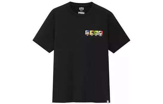 UNIQLO Футболка унисекс, цвет Black