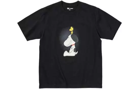 UNIQLO Футболка унисекс, цвет Black