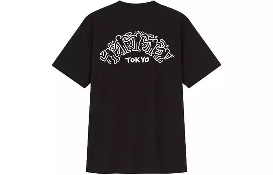 UNIQLO Футболка унисекс, цвет Black