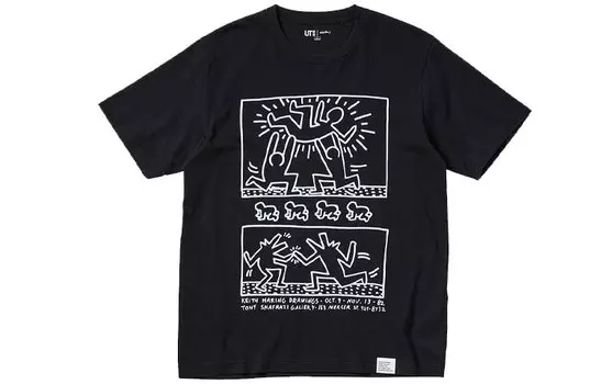 UNIQLO Футболка унисекс, цвет Black