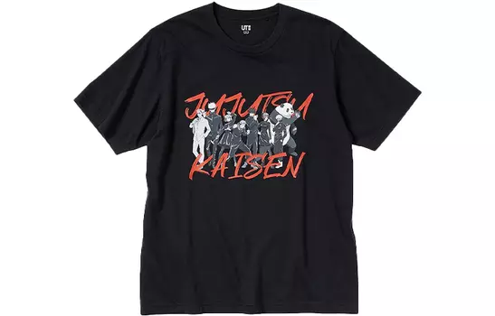 UNIQLO Футболка унисекс, цвет Black