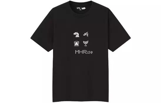 UNIQLO Футболка унисекс, цвет Black
