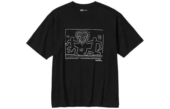 UNIQLO Футболка унисекс, цвет Black
