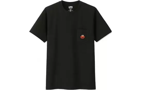 UNIQLO Футболка унисекс, цвет Black