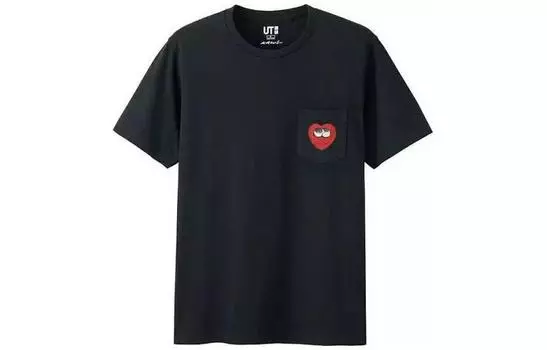 UNIQLO Футболка унисекс, цвет Black