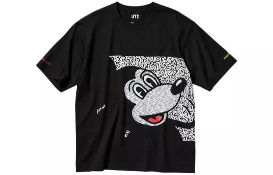 UNIQLO Футболка унисекс, цвет Black