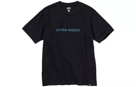 UNIQLO Футболка унисекс, цвет Black