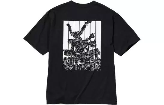 UNIQLO Футболка унисекс, цвет Black