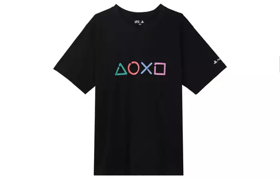 UNIQLO Футболка унисекс, цвет Black