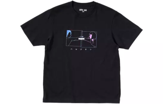 UNIQLO Футболка унисекс, цвет Black