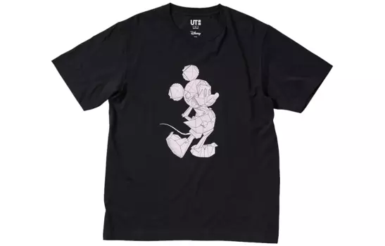 UNIQLO Футболка унисекс, цвет Black