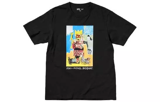 UNIQLO Футболка унисекс, цвет Black