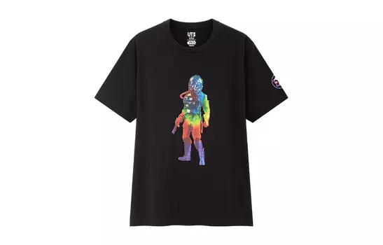 UNIQLO Футболка унисекс, цвет Black