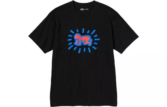 UNIQLO Футболка унисекс, цвет Black