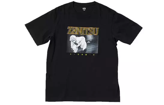 UNIQLO Футболка унисекс, цвет Black