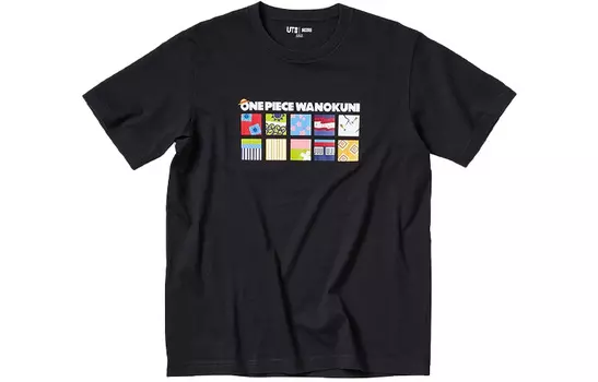 UNIQLO Футболка унисекс, цвет Black