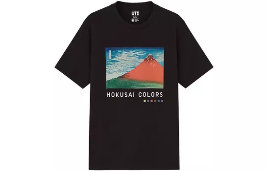 UNIQLO Футболка унисекс, цвет Black