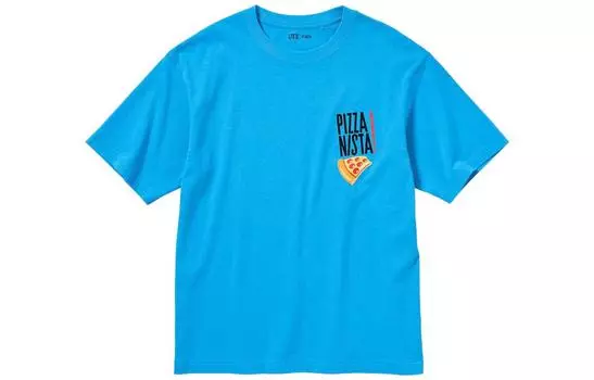 UNIQLO Футболка унисекс, цвет Blue