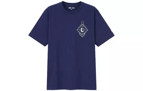UNIQLO Футболка унисекс, цвет Blue