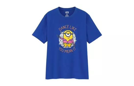 UNIQLO Футболка унисекс, цвет Blue