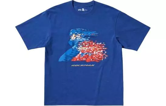 UNIQLO Футболка унисекс, цвет Blue