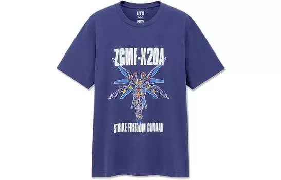 UNIQLO Футболка унисекс, цвет Blue
