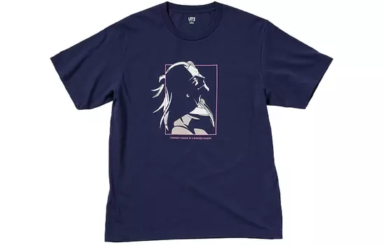 UNIQLO Футболка унисекс, цвет Blue
