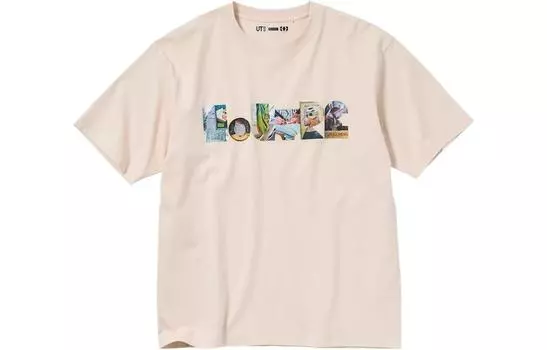 UNIQLO Футболка унисекс, Естественный