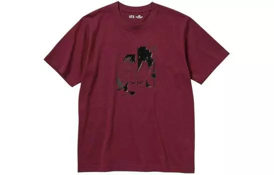 UNIQLO Футболка унисекс, Красный