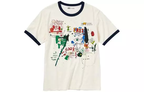 UNIQLO Футболка унисекс, Молочно-белый